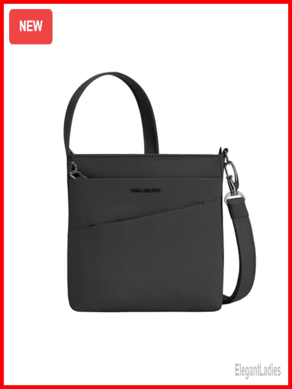Anti-Theft Small Crossbody Bag with RFID Protection - Nylon
